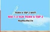 Bài 7.3 SGK Toán 6 tập 2 Kết nối tri thức